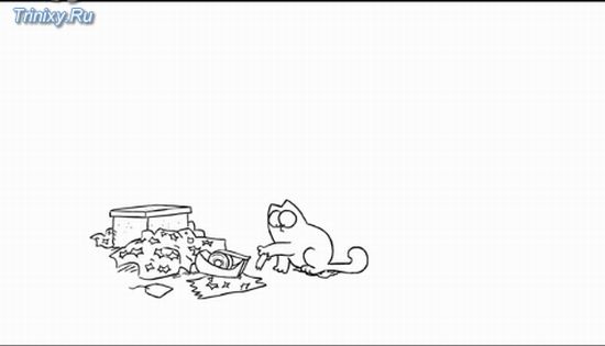 Новый муьтфильм. Кот Саймона и скотч (1.8 мб)